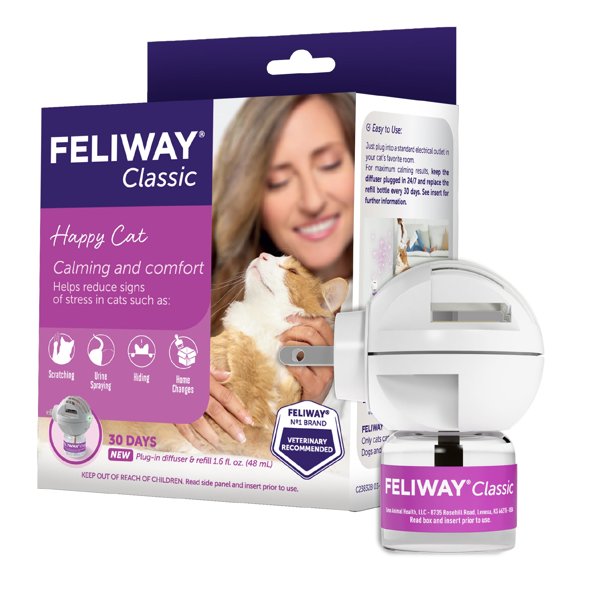 sm-image-d11b50cfe3fea67e760f2122 FELIWAY® Classic Diffuser Kit