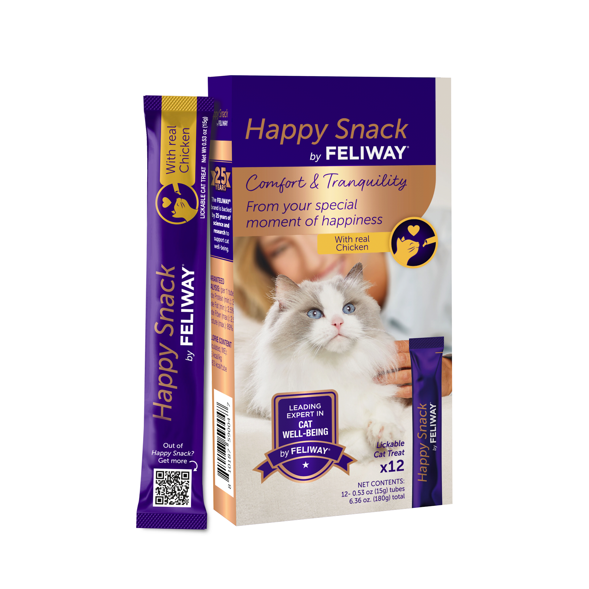 sm-image-fd626ed93690e5130ef167db Happy Snack by FELIWAY®, 12 Pack (0.5oz Tubes)